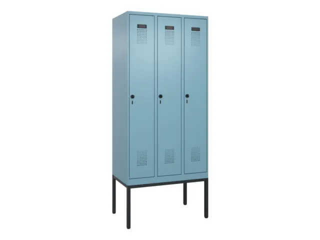 locker voor scheiding van kleding,HxBxD 2120x900x500mm,3vak