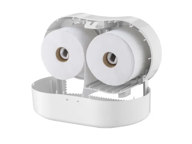 Toiletpapierdispenser Wit 2 rollen