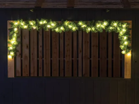 Spike Light LED - 250cm - 40 Warm Witte Leds - Groene Draad - 31V