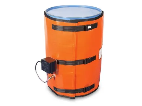 Verwarmingsmantel,V. 200L Vat,Buiten Glasvezel/Silicone,Oranje