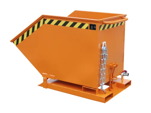 Kiepbak voor spaanders,HxLxB 840x1320x670mm,0,4m³,draagverm. 300kg