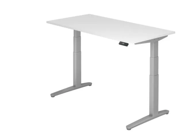 bureau assis-debout à régl. de haut. élec. HxlxP 650-1290x1600x800m