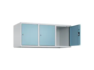 opzetkast,v. locker,3vak.,vak B 400mm,HxBxD 500x1200x500mm - 1