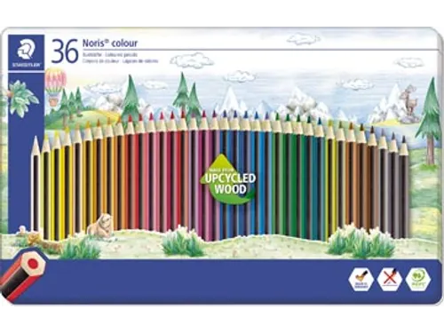 Staedler kleurpotloden Noris Colour metalen doos 36 stuks