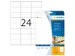 HERMA 10905 Power Etiketten A4 70x36mm Wit 600 stuks