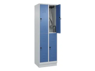 dubbeldekse locker,HxBxD 1950x600x500mm,2x2vak.,vak B 300mm - 3