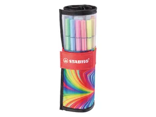 Viltstift STABILO Pen 68/25 Arty roletui medium assorti set à 25 stuk - 4