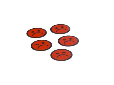 Impressiemagneetfolie Face Rood Ø50mm x 0,85mm