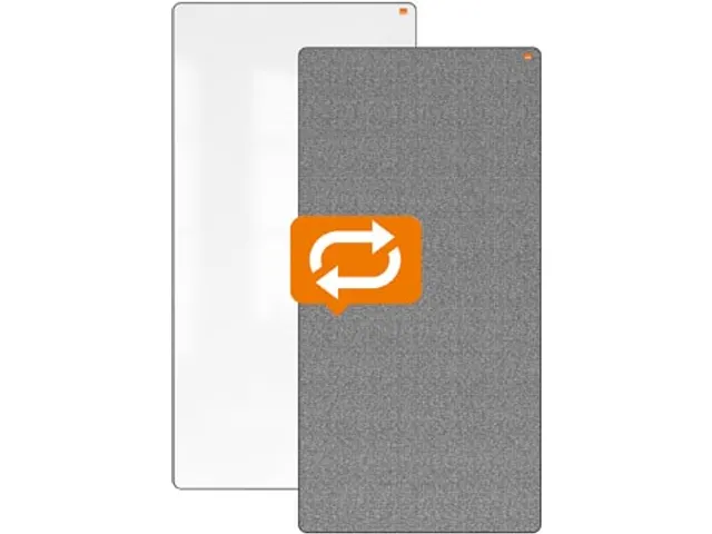 Nobo Move & Meet Draagbaar whiteboard en mededelingenbord 180x90cm
