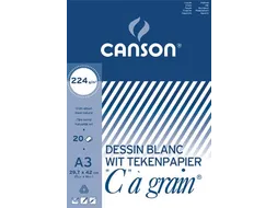 Canson wit Tekenpapier Grain A3 224 Gram