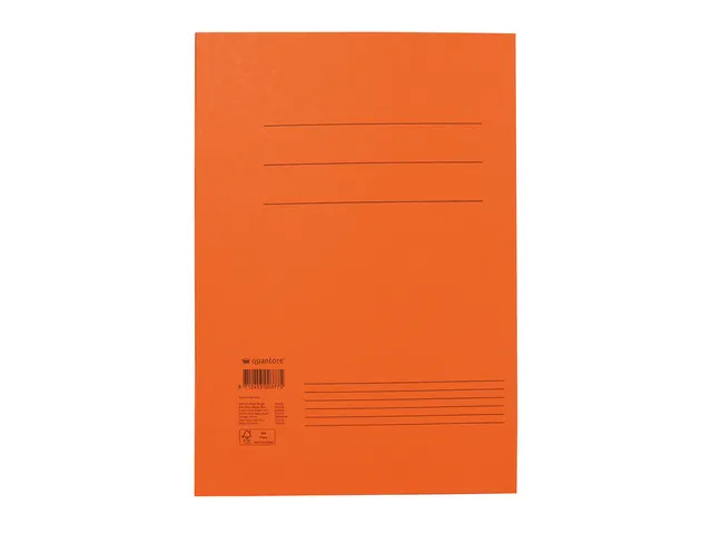 Dossiermap Quantore Folio 300 Gram Oranje