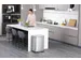 X-cube Pedaalemmer 45 Liter Eko Mat Rvs