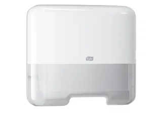 Tork 553100 H3 Singlefold Mini Handdoek Dispenser Wit - 1