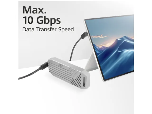 Kabel ACT USB-C hoek boven/beneden 10Gbps 2m
