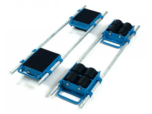 Onderzetrollers 6951 6000kg 250x200mm blauw