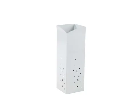 Metalen Paraplubak Wit 15 X 15 X 45 Cm
