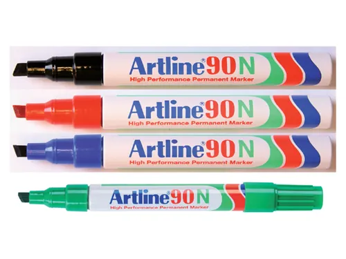 Viltstift Artline 90 Schuin 2-5mm Blauw