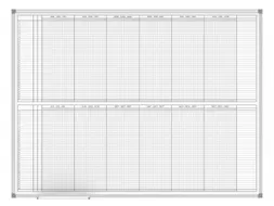Jaarplanner MAULstandard Magnetisch 90x120cm 2x6 maanden