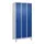 locker,HxBxD 1950x900x500mm,3vak,vak B 300mm,draaigrendel,voeten