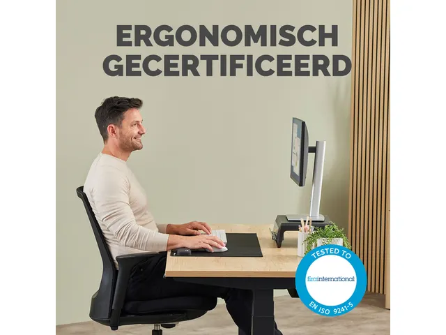 Polssteun Fellowes Breyta palm zwart 6x18cm