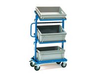 Bijzetwagen 32912 Met 3 Eurobakken 600x400mm 200kg Ral5007
