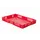 Euronorm-stapelbak 14.5l 75x600x400mm Wanden/bodem Opengewerkt Rood