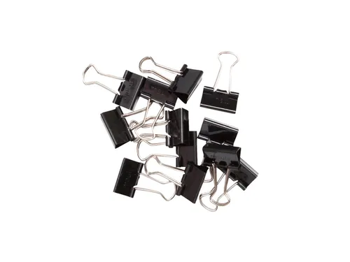 Papierklem MAUL 215 foldback 19mm capaciteit 7mm zwart