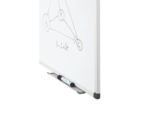 Whiteboard Rocada 120x180cm emaille wit magnetisch
