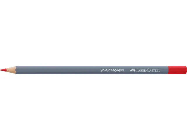 Crayon de couleur Aquarellable Faber-Castell Goldfaber 121 rouge geran