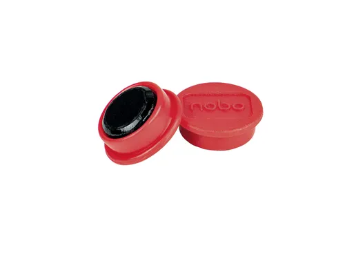 Magneet Nobo 24mm rood 10 stuks
