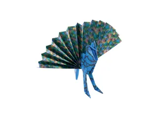 Vouwblaadjes Folia 80gr 15x15cm 50 vel 2-zijdig 10 wildlife designs - 3