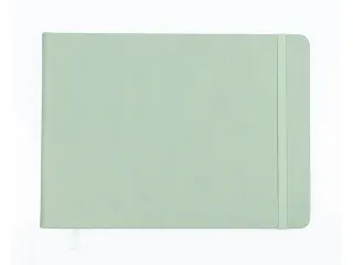 Schetsboek Kangaro A5 landscape mint PU HC 80 blad 140gr roomwit met e - 5