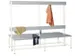 banc double,HxLxP 1600x2000x770mm,piètement RAL9010