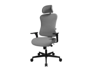 Topstar Bureaustoel Art Comfort met hoofdsteun grijs - 6