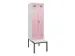 locker met bank,voor scheiding van kleding,HxBxD 2120x600x815mm,2vak