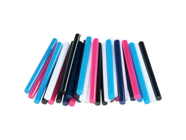 Bâton de colle Rapid 7mm 5 couleurs assorti 36 pièces