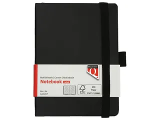 Notitieboek Quantore A6 flex lijn 192blz 80 grams zwart - 1