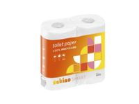 Toiletpapier Satino 2-laags Comfort 400 Vel Wit 4 Rollen