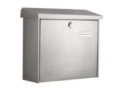 Brievenbus Comfort Zilver Staal
