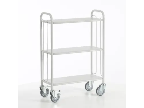 Dossierwagen 150kg 3 Etages 710x290x1100mm Ral7035