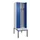 locker met bank,voor scheiding van kleding,HxBxD 2120x600x815mm,2vak