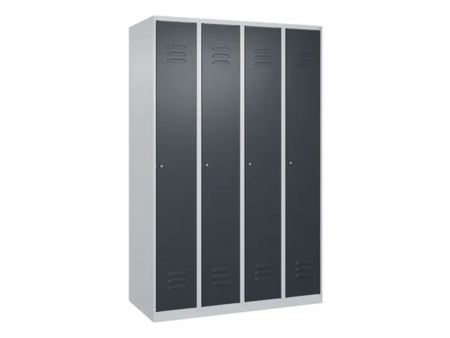 locker,HxBxD 1850x1200x500mm,4vak,vak B 300mm,cil.-slot