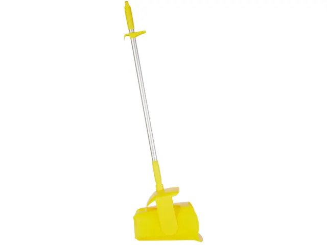 Ensemble pelle avec balayette Vikan long manche alu 840mm jaune