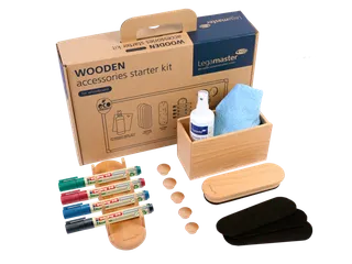 Whiteboard accessoire starter kit Legamaster WOODEN 17 stuks - 1