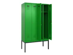 locker voor scheiding van kleding,HxBxD 2120x1200x500mm,4vak