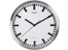 Wandklok MAUL Pilot RC Ø30,5cmx4.5cm aluminium/wit incl.batterij