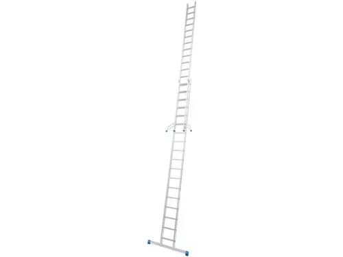 schuifladder,2x18,sporten,balk L 5,2-9,15m,2-dlg.,aluminium