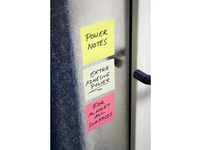 Bloc-mémos Power notes 75x75mm jaune bloc de 100 feuillets