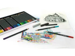Kleurpotloden Eberhard Faber Artist Color metaaletui a 36 stuks - 9