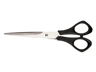 Schaar Quantore 160mm + plastic handvat zwart - 1